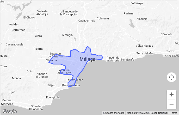 malaga map